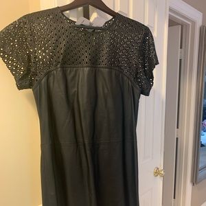 Theory Leather Dress